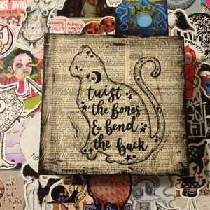 Hocus Pocus "Twist The Bones And Bend The Back" Woodblock Art